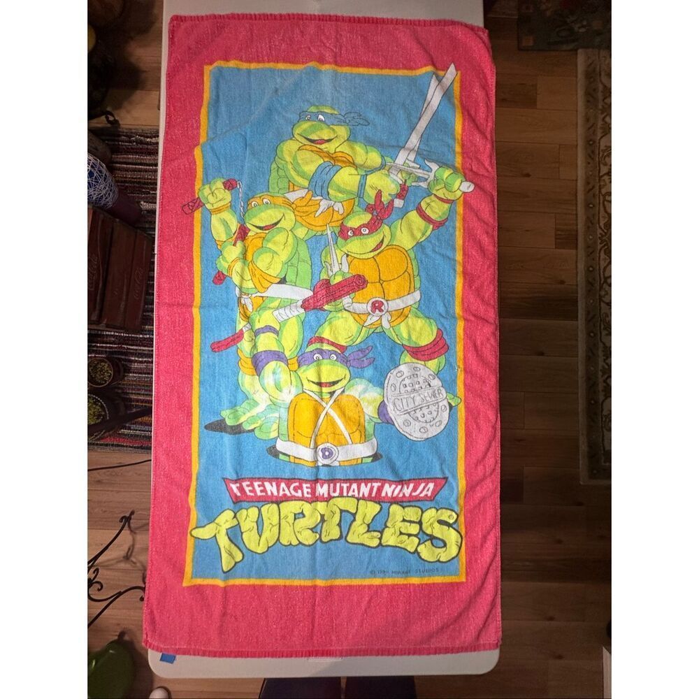 Teenage Mutant Ninja Turtles 1990 Jay Franco Beach Towel